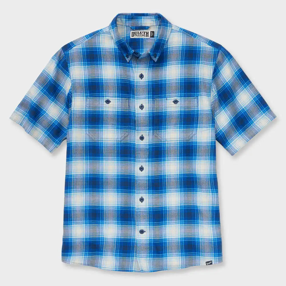 Men's Seawool Lightweight Flannel Short Sleeve Shirt