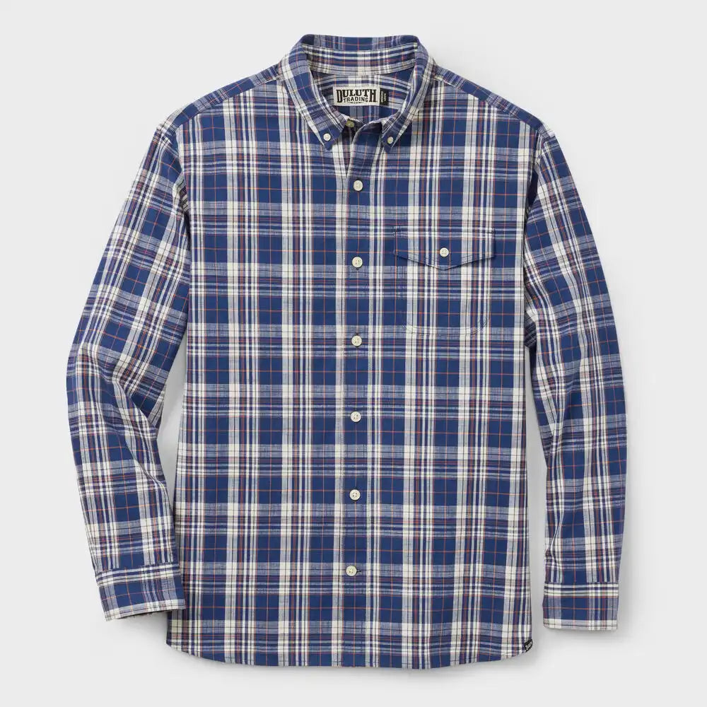 Men's Drumlin Slub Cotton Relaxed Fit Long Sleeve Shirt