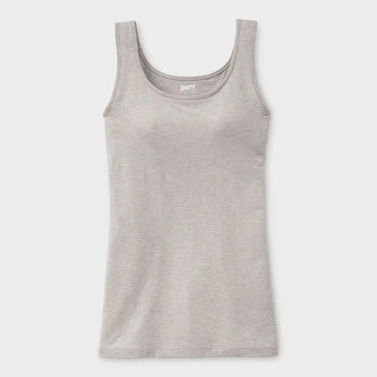 Women's No-Yank Wireless Built-In Bra Tank