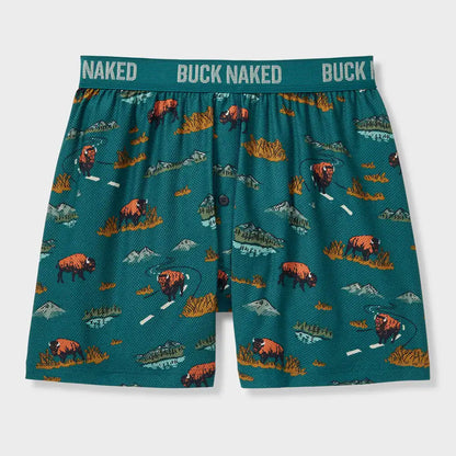 Men's Buck Naked Pattern Boxers