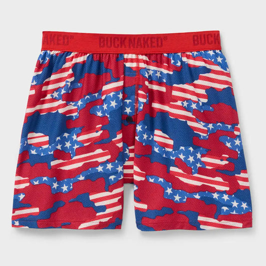 Men's Buck Naked Pattern Boxers