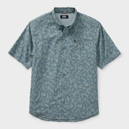 Men's AKHG Mountain Stream Relaxed Fit Short Sleeve Shirt