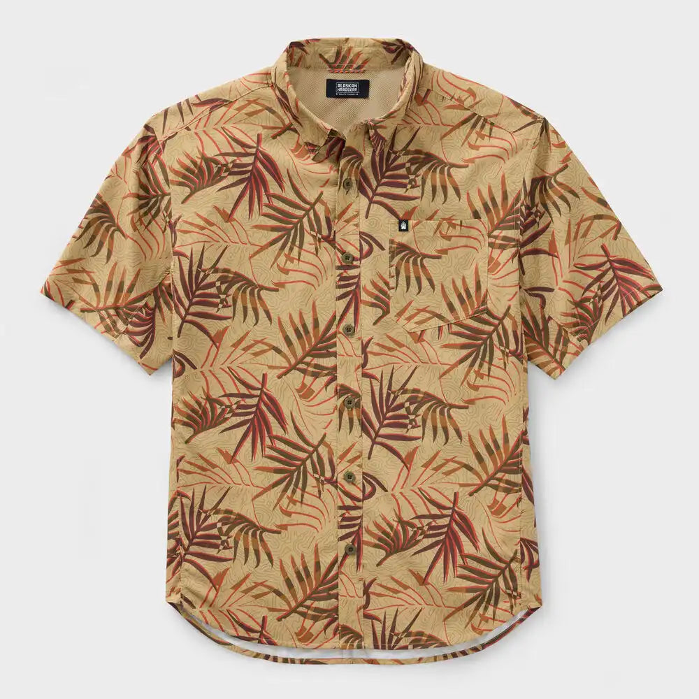 Men's AKHG Mountain Stream Relaxed Fit Short Sleeve Shirt