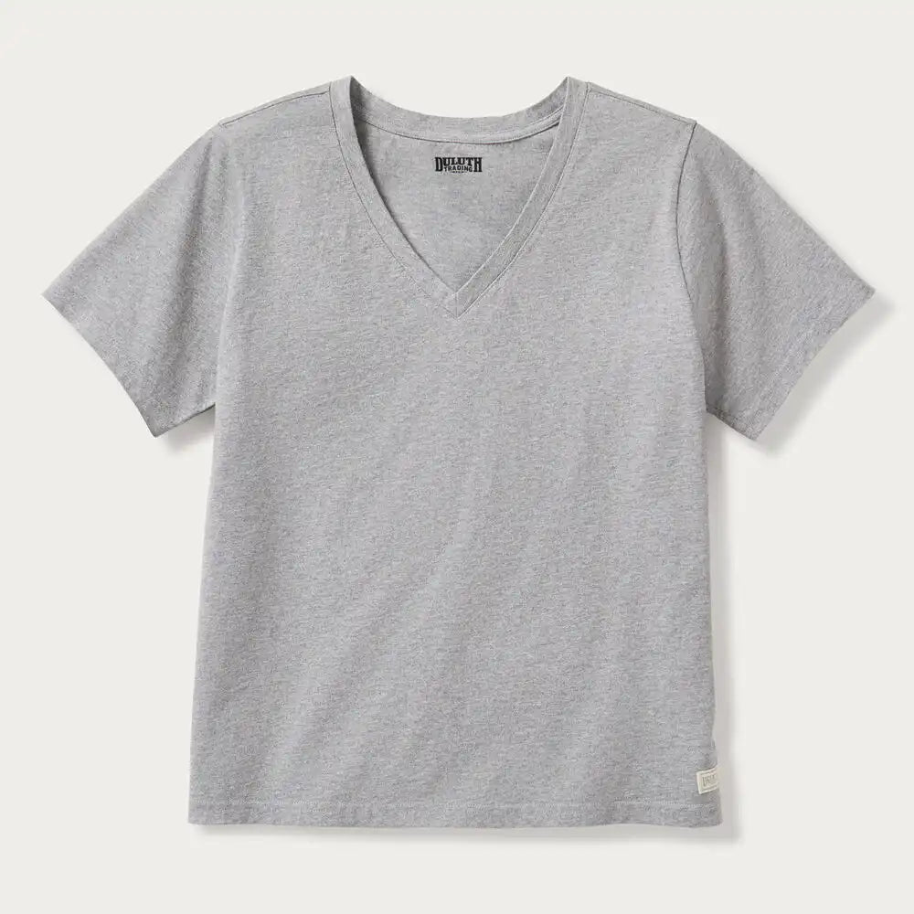 Women's Duluth Heritage Washed V-Neck Tee