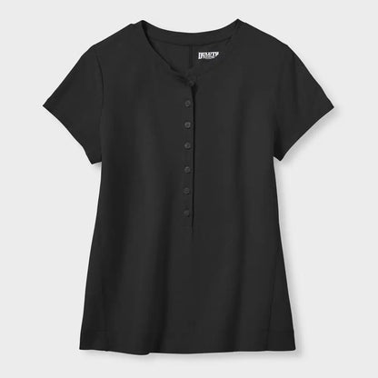 Women's Hemp Knit Short Sleeve Henley