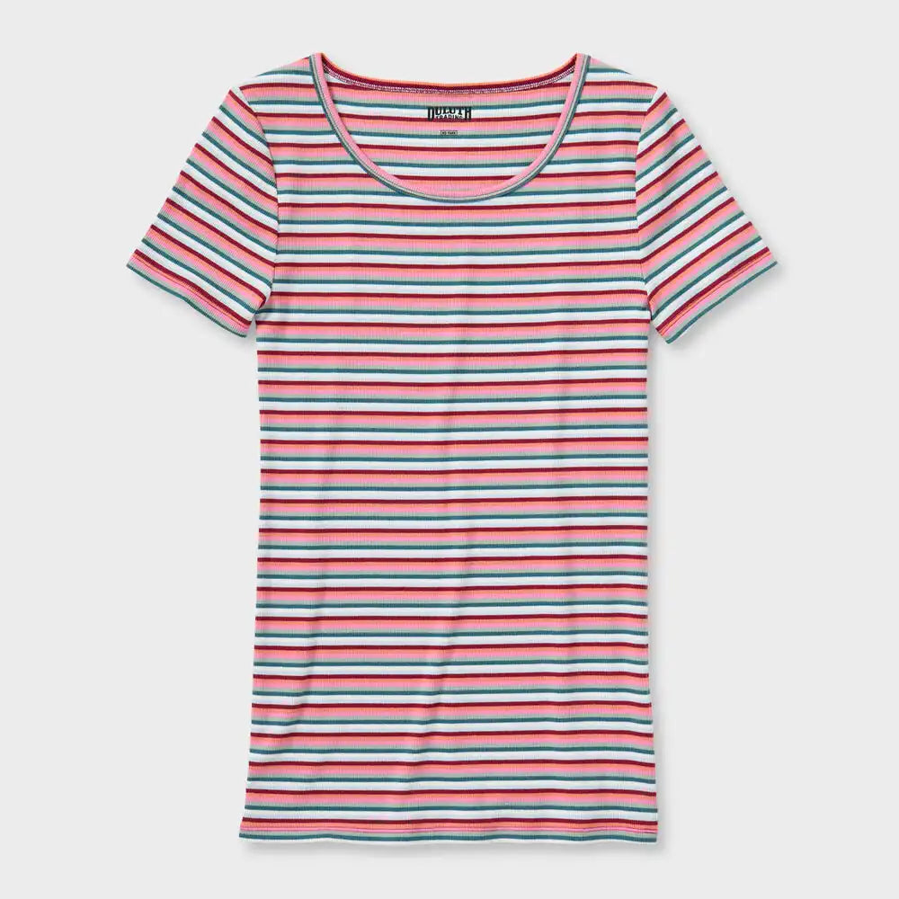 Women's No-Yank Luxe Rib Short Sleeve Tee