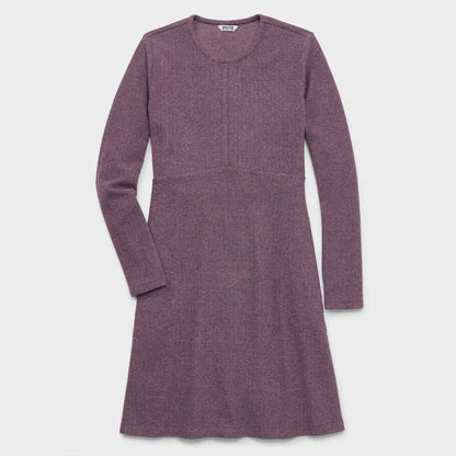 Women's T-Shirt Flannel Long Sleeve Dress