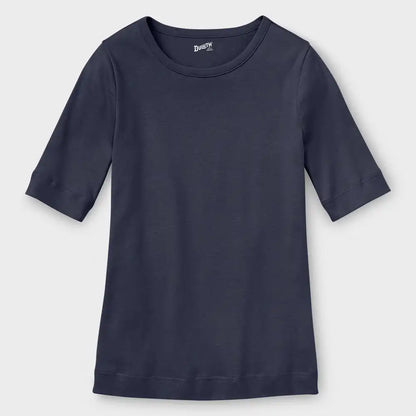 Women's Plus Longtail T Elbow Sleeve Scoopneck