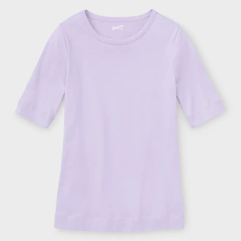 Women's Plus Longtail T Elbow Sleeve Scoopneck