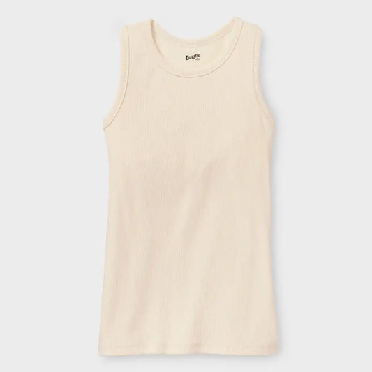 Women's No-Yank Rib Racerback Shelf Bra Tank