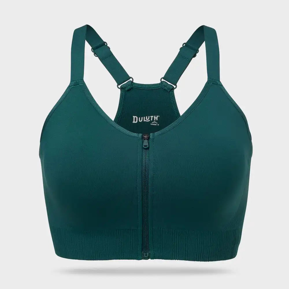 Women's Armachillo Seamless Zip-Front Bra