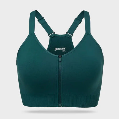 Women's Armachillo Seamless Zip-Front Bra