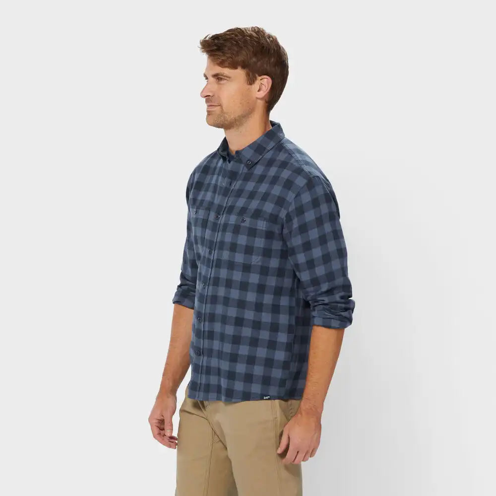 Men's Seawool Lightweight Flannel Long Sleeve Shirt