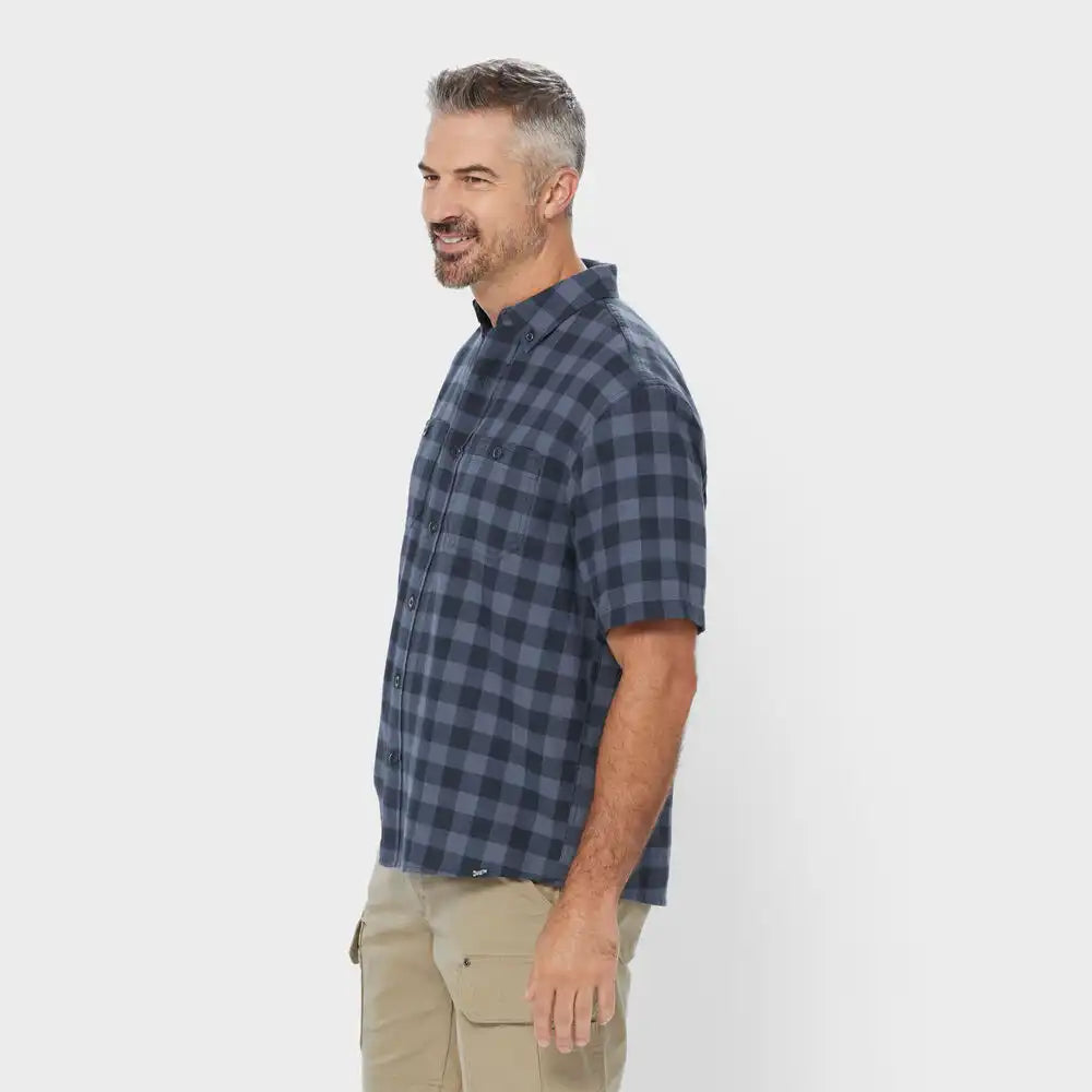 Men's Seawool Lightweight Flannel Short Sleeve Shirt
