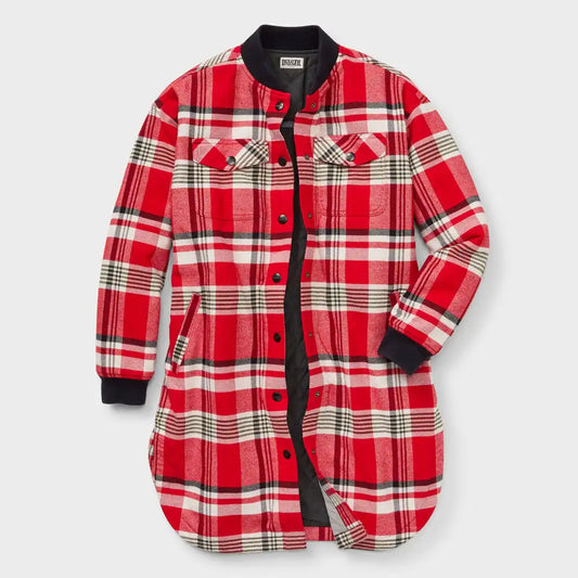 Women's Folklore Flannel Insulated Duster