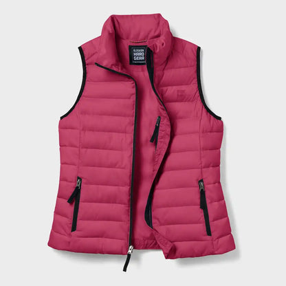 Women's Plus AKHG Puffin Mock Vest