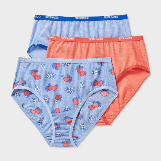 Women's Buck Naked Briefs 3-Pack