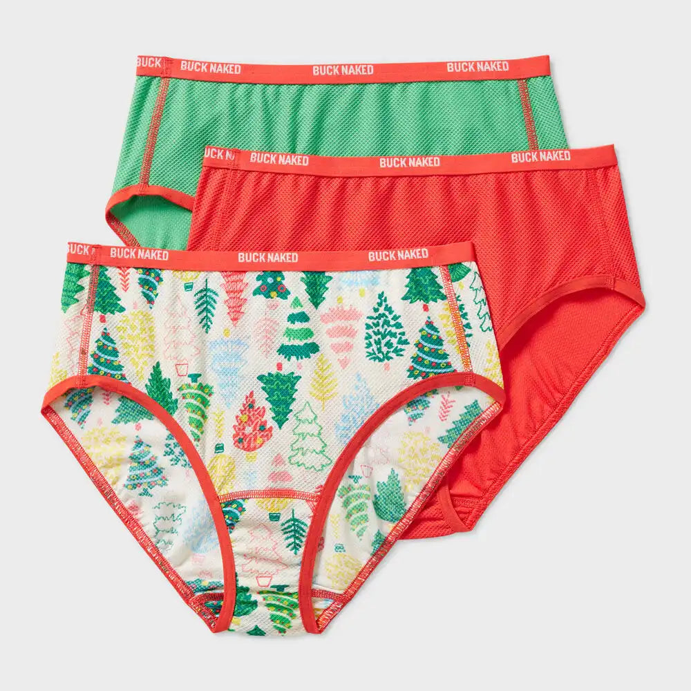 Women's Buck Naked Briefs 3-Pack