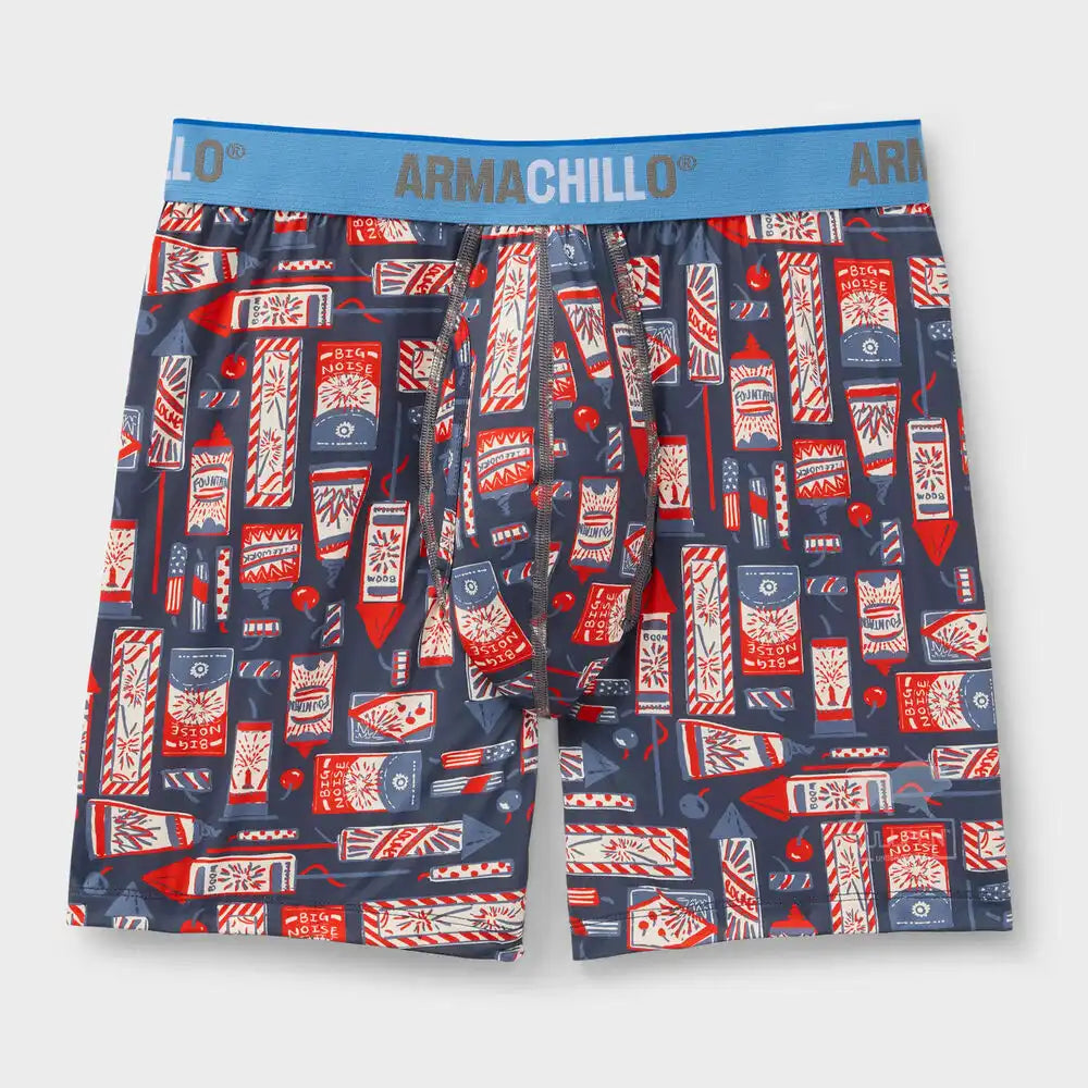 Men's Armachillo Pattern Bullpen Boxer Briefs
