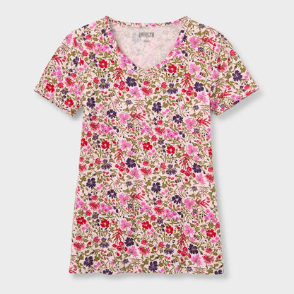 Women's No Yank Short Sleeve V-Neck Tee