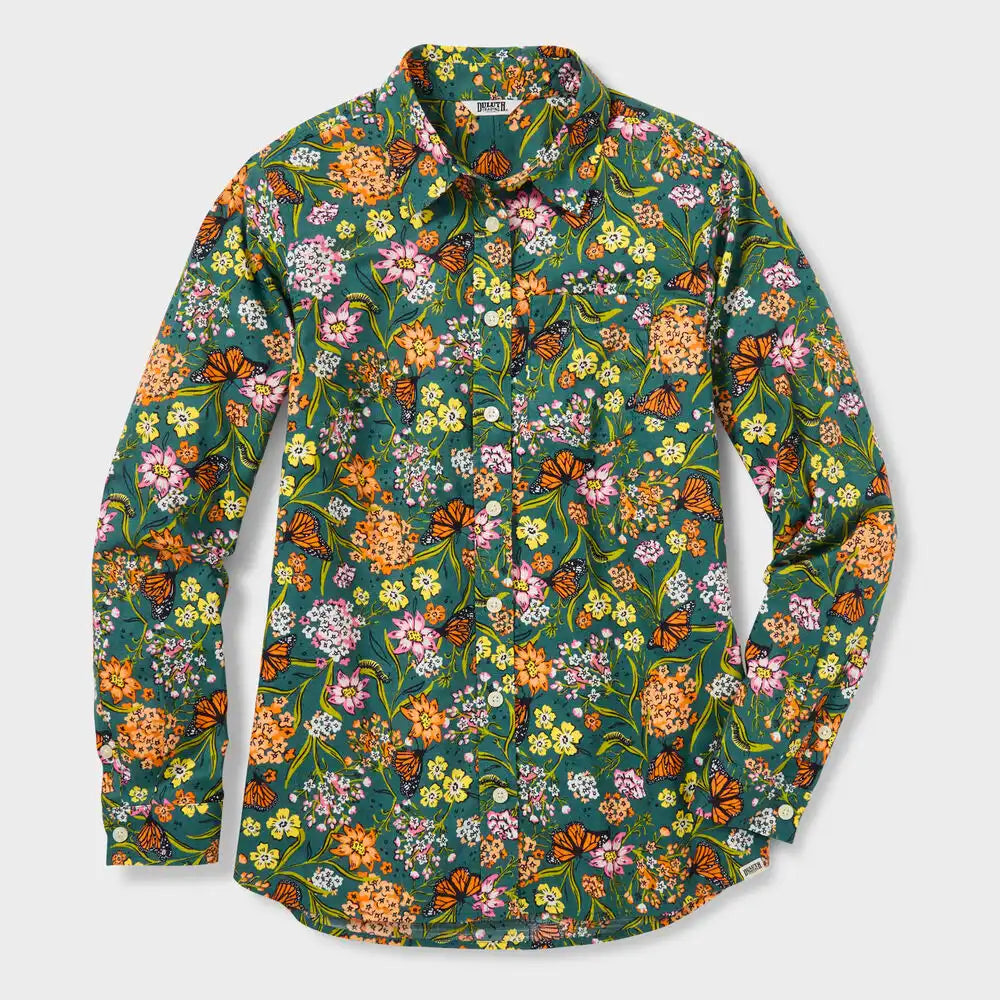 Women's Plus Chick-Nic Long Sleeve Shirt