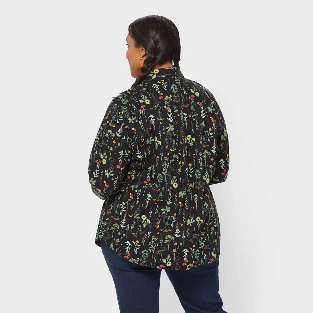 Women's Plus Chick-Nic Long Sleeve Shirt