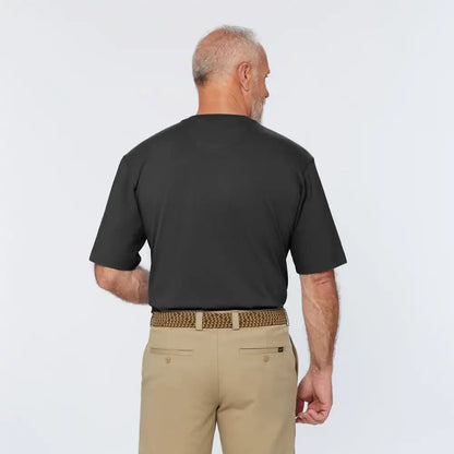 Men's Longtail T Relaxed Fit Short Sleeve Pocket Henley