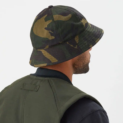Warden's Waxed Earflap Bucket Hat