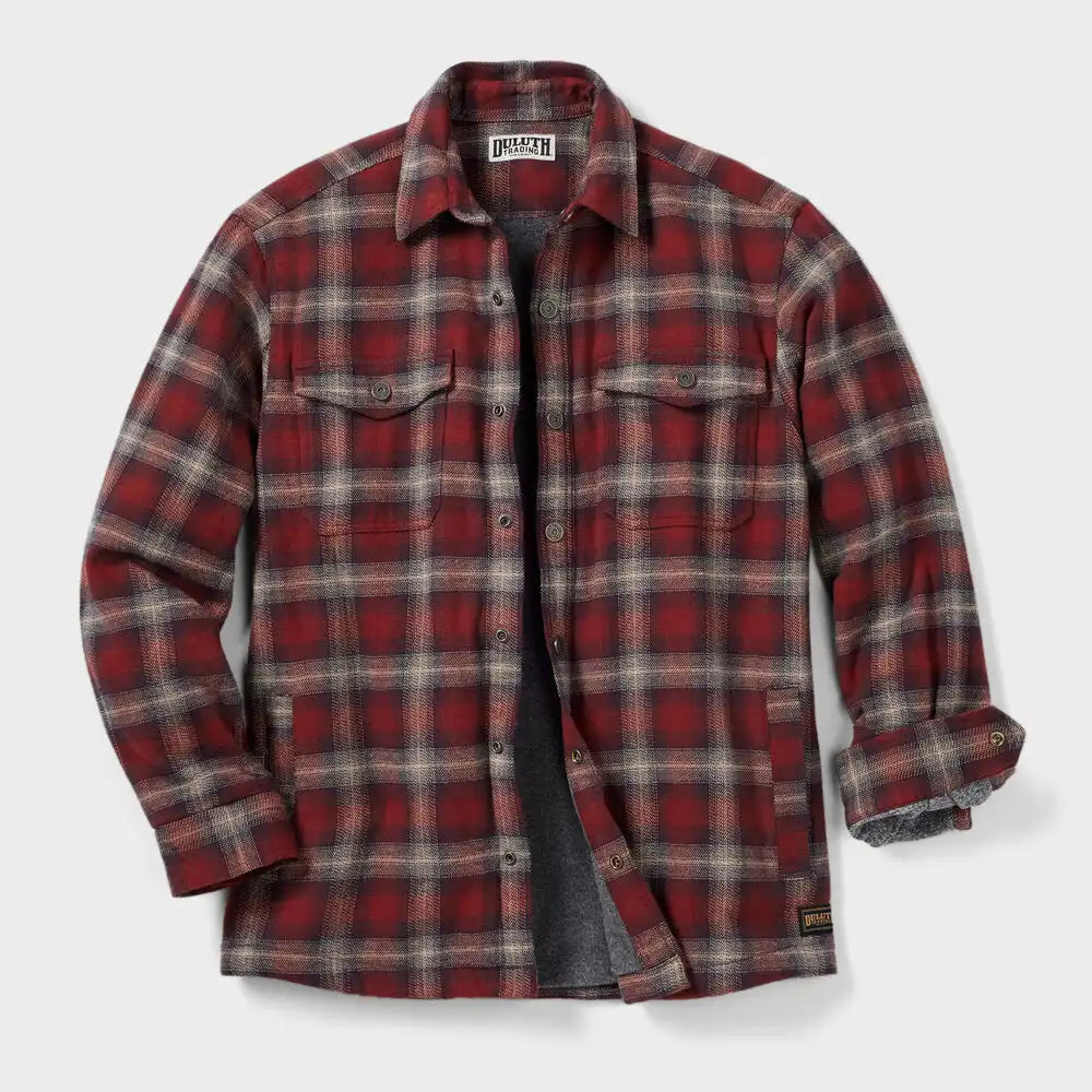 Men's Flapjack Fleece-lined Relaxed Fit Shirt Jac