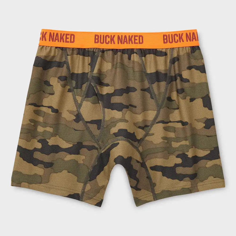 Men's Buck Naked Pattern Boxer Briefs