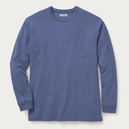 Men's Longtail T Standard Fit Long Sleeve Pocket Crew