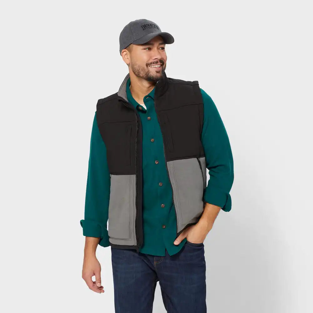 Men's Bear Hide Fleece Vest