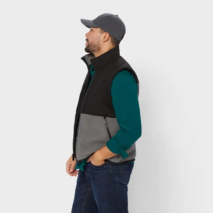 Men's Bear Hide Fleece Vest